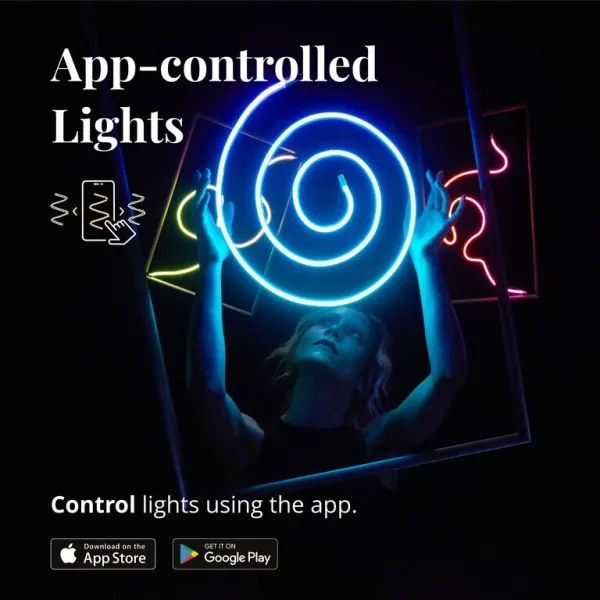 Bandă LED RGB dimabilă FLEX 200xLED 5m Wi-Fi Twinkly TWFL200STW-WEU