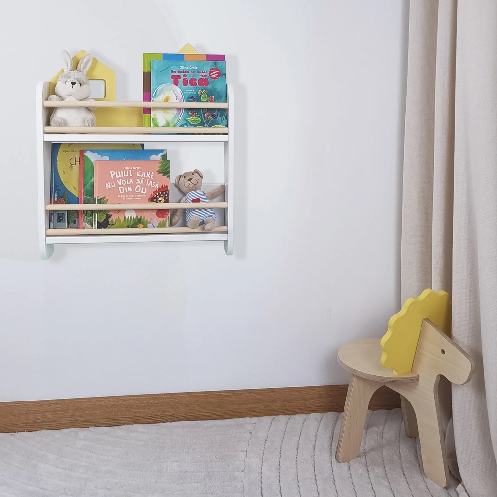Bibliotecă perete Montessori MININEST