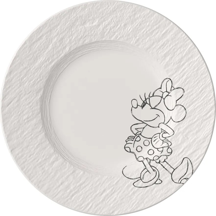 Villeroy & Boch Farfurie pentru micul dejun Manufacture Rock alb - Mickey Mouse