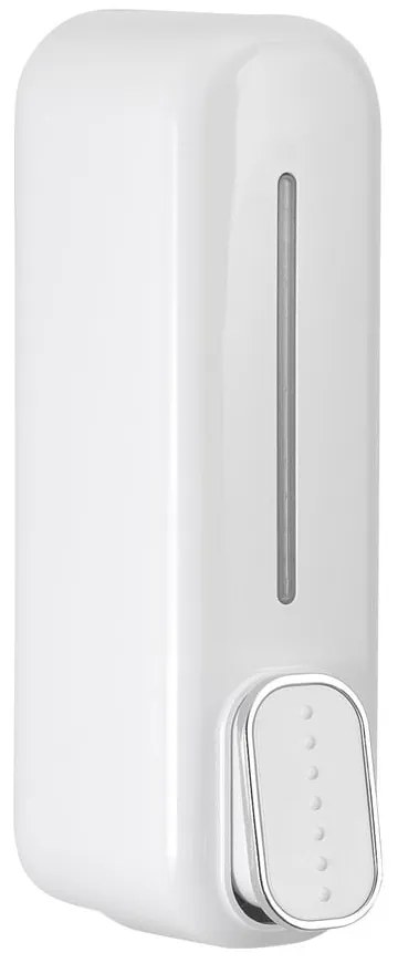 Dozator de săpun lichid alb de montat pe perete din plastic 350 ml Aqualine Mullet – Sapho