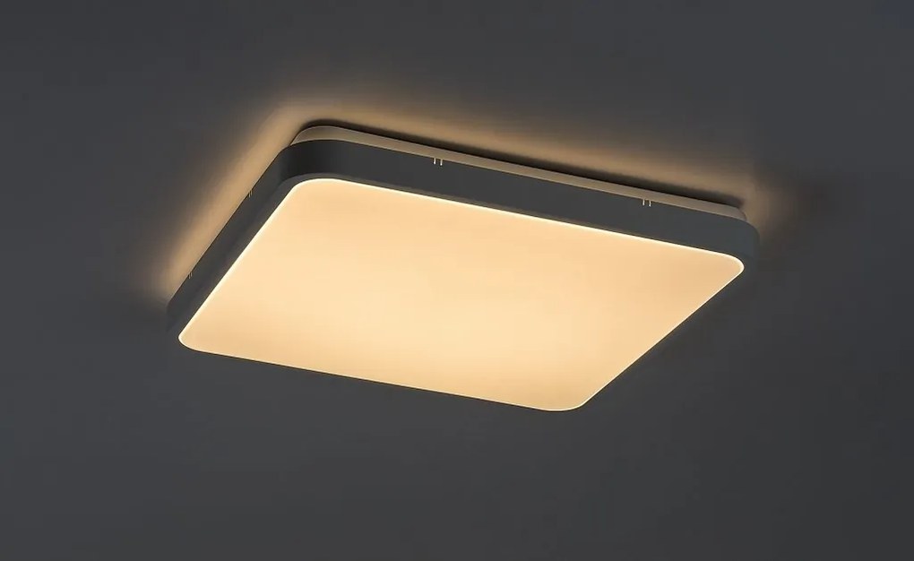 Plafoniera LED baie IP44 Alenzo 42x42cm alb