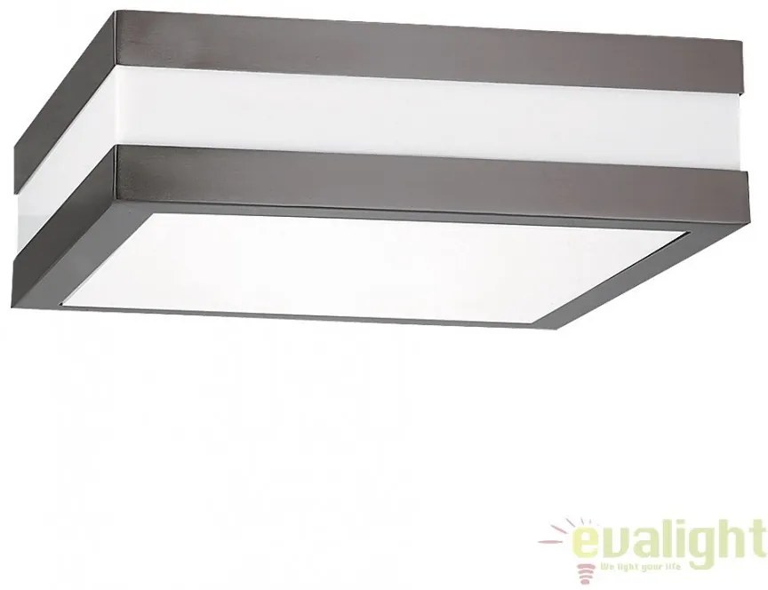 Aplica de perete, Plafoniera exterior IP44, finisaj antracit gri, 28,5x28,5cm, Stuttgart 8685 RX