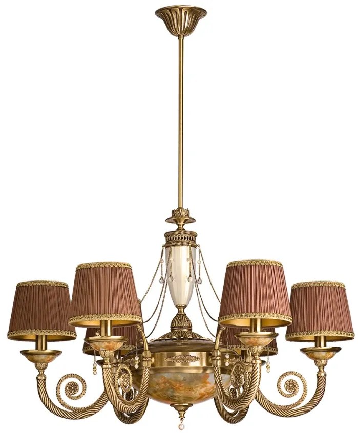 Candelabru 6 brate realizat manual BIBIONE