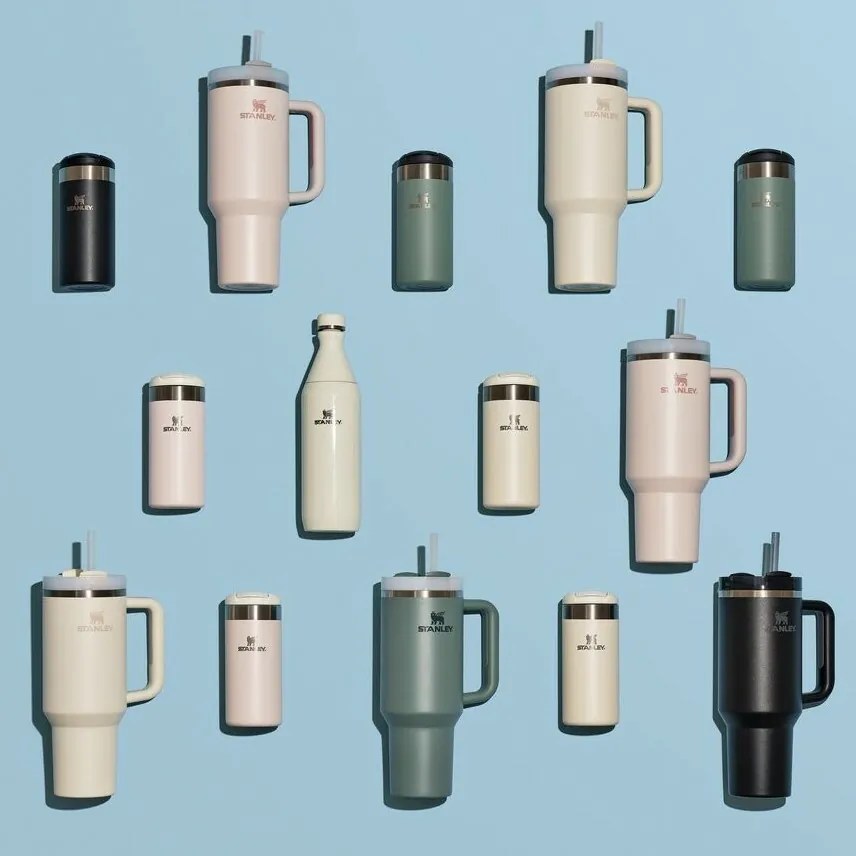 STANLEY All Day Slim Bottle sticlă 600 ml Cream Gloss, 0,6 l