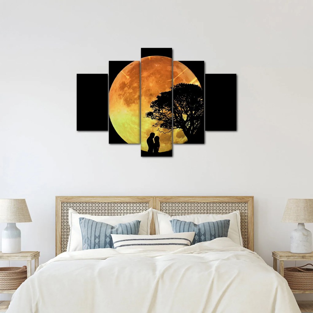 Tablou cu umbre în lumina lunii (150x105 cm)