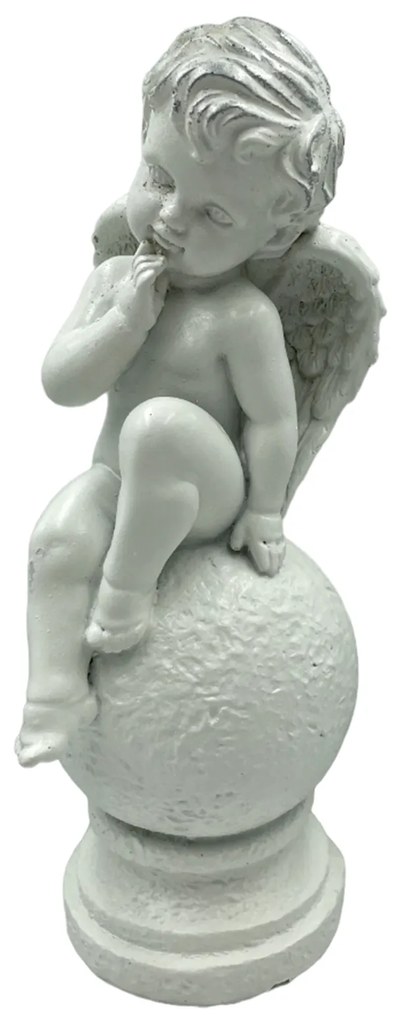 Figurina Inger RAPHAEL, Alb, 22cm