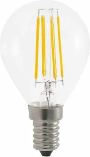 Bec LED filament P45 E14 4.8W 230V lumina calda Well