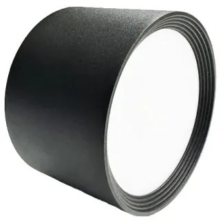 Spot LED/12W/230V 4000K d. 10 cm negru