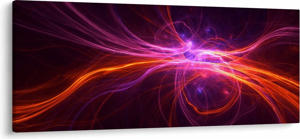 Tablou cu abstracțiune modernă (120x50 cm)