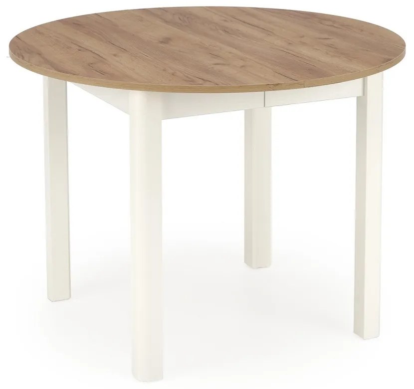 Masa de bucaterie Russell, stejar kraft / alb