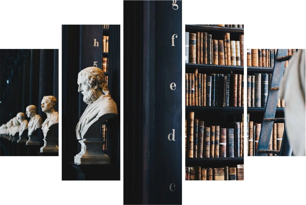 Tablou - La bibliotecă (150x105 cm)