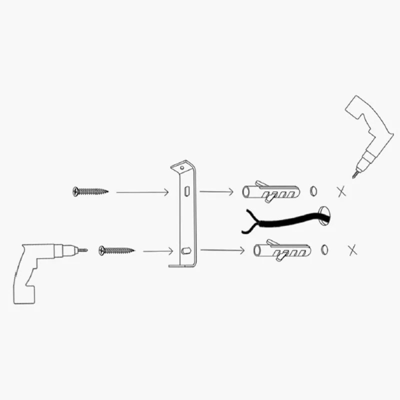 Aplica Elefant 892OPV1230, Metal, 15 cm, Negru