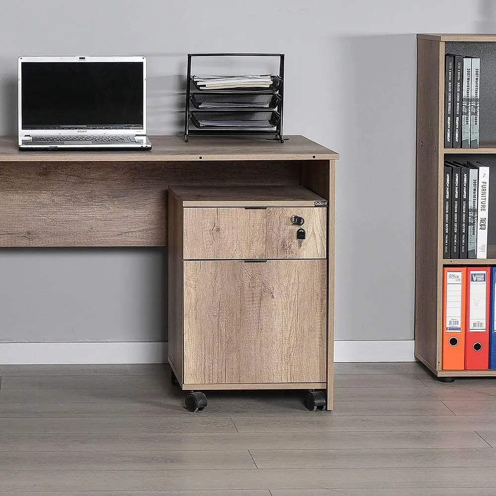 Corp Mobil Adore Rio Rollbox Office, usa, sertar cu cheie, 41 x 61 x 45 cm