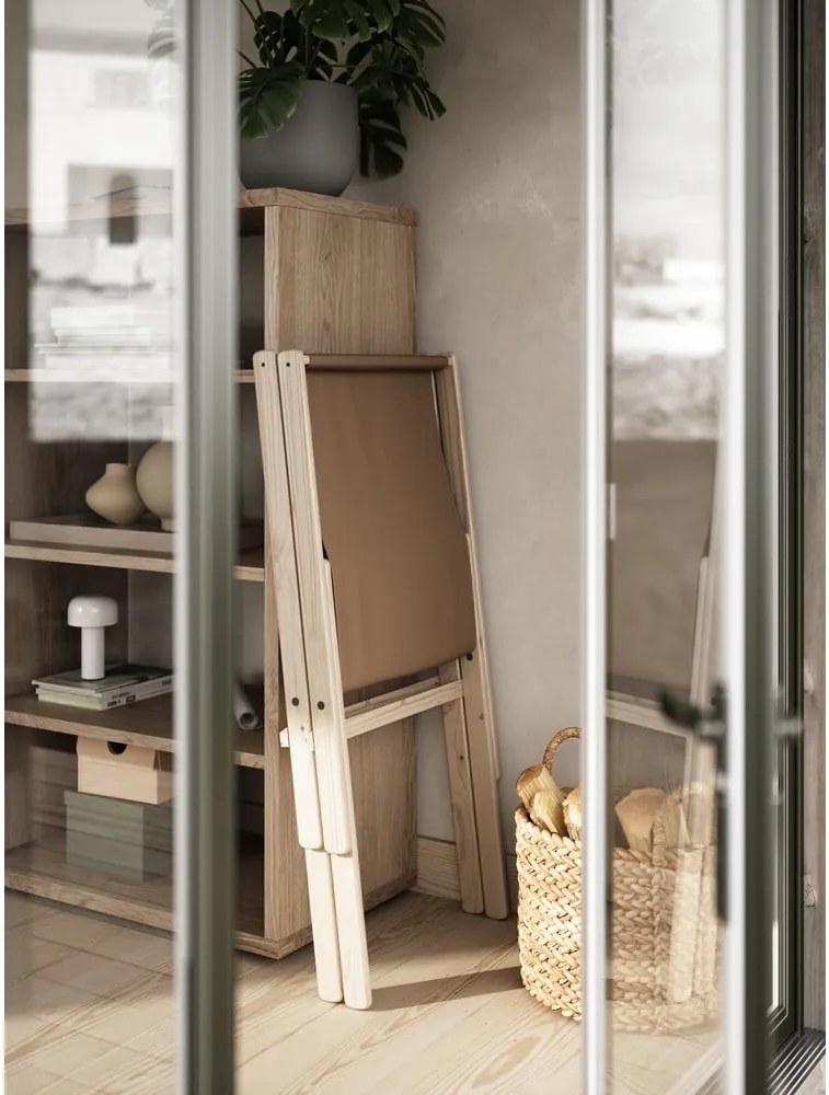 Fotoliu pliabil Karup Design Boogie Raw/Grey