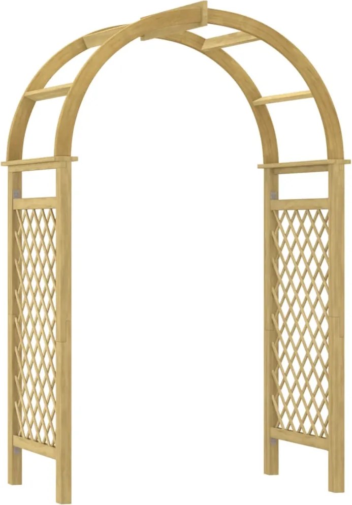 vidaXL Arcadă cu spalier, 141x97x243 cm, lemn masiv de pin tratat