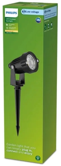 Spot LED de exterior Philips CAPER LED/1,5W/24V IP44