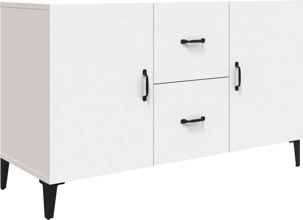 vidaXL Servantă, alb, 100x36x60 cm, lemn compozit