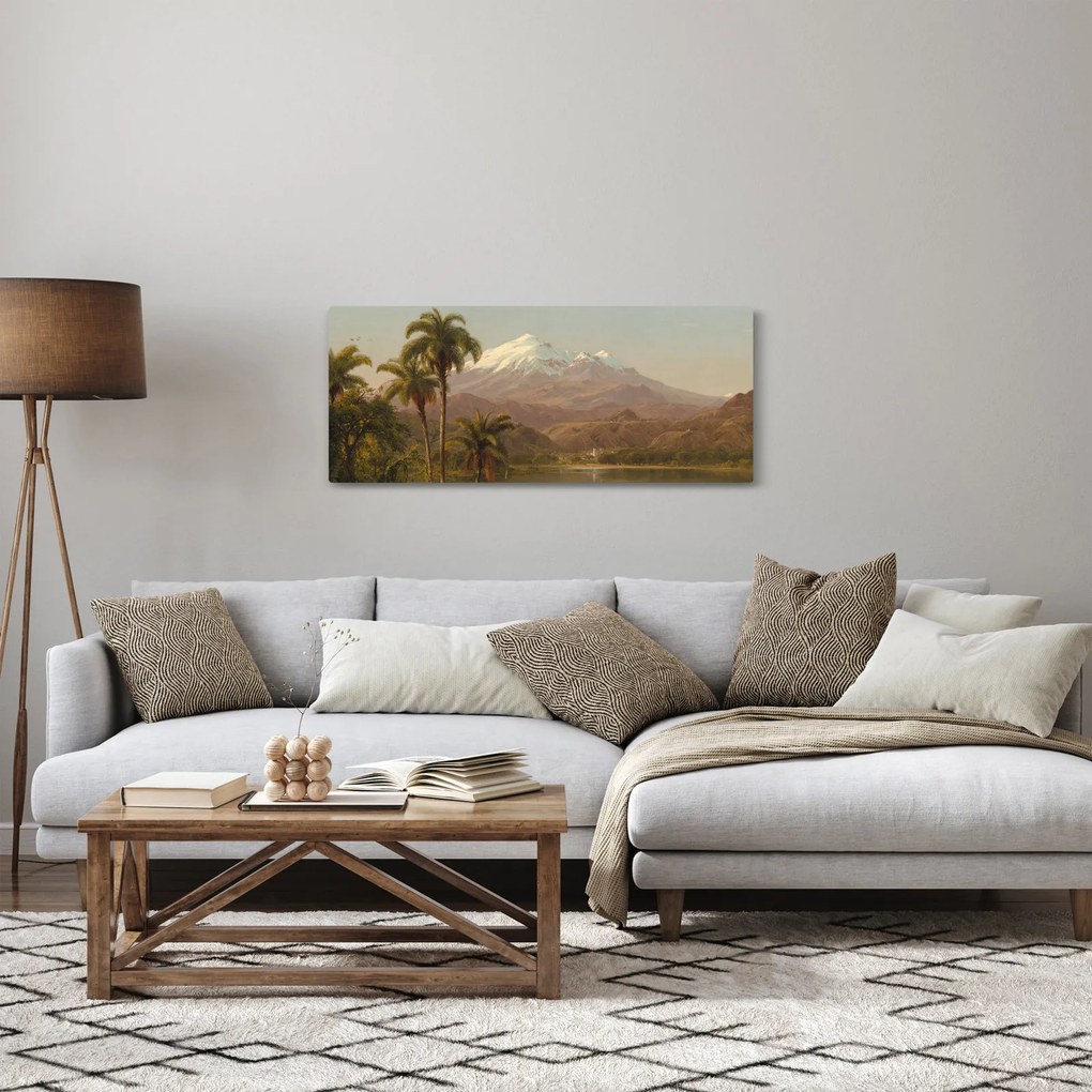 Tablou - Frederic Edwin Church, Tamaca Palms, reproducere (120x50 cm)