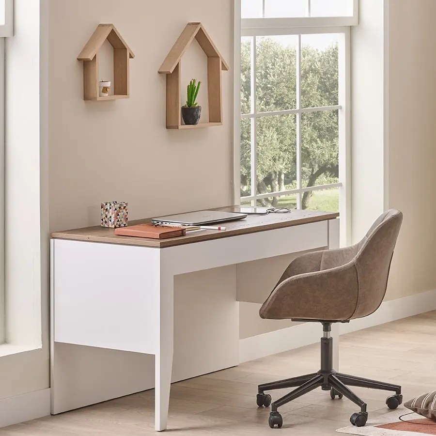 Birou modern pentru camera copii 120x60x75 cm, colectia Lucia