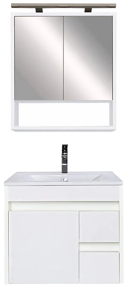 Mobilier complet de baie Luna 60 alb