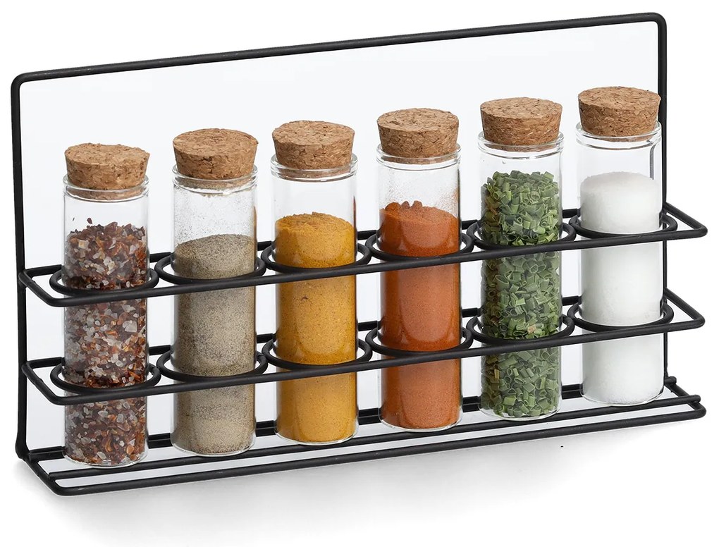 Raft pentru condimente, 6 bucati, 55 ml, ZELLER