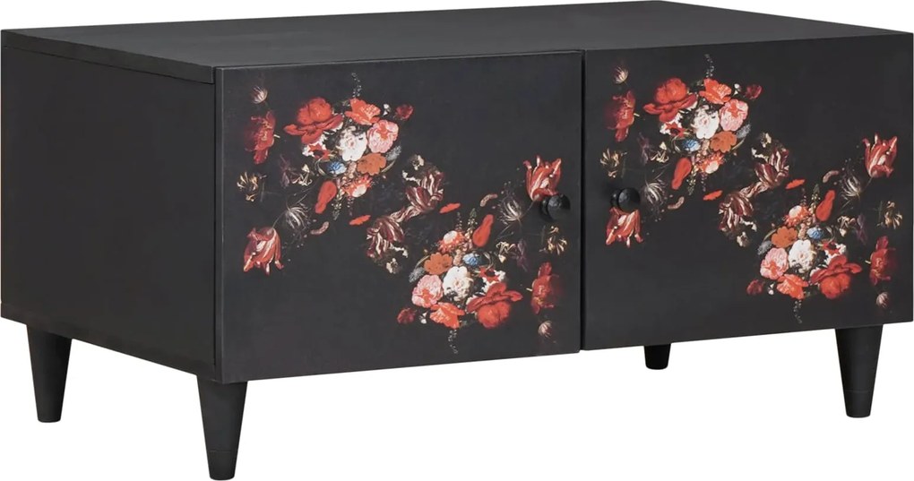 vidaXL Masă de cafea Multicolour 80 x 50 x 40 cm Lemn de mango solid