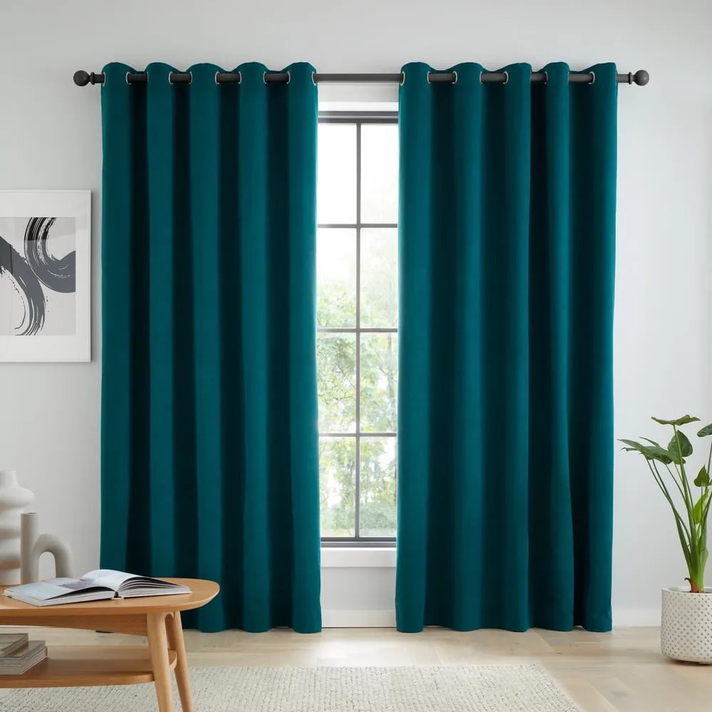 Draperii turcoaz blackout 2 buc. 229x229 cm Wilson – Catherine Lansfield