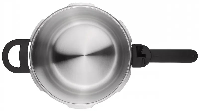 Oală sub presiune Zwilling EcoQuick II 64243422, 4 l, 22 cm, 2 setări, Supapă de siguranță, Oțel inoxidabil 18/10, Inducție, Argint