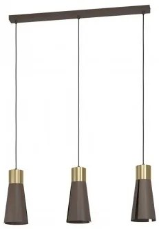 Lustra vintage 3 becuri GU10 LED Losalomas 98839 Eglo