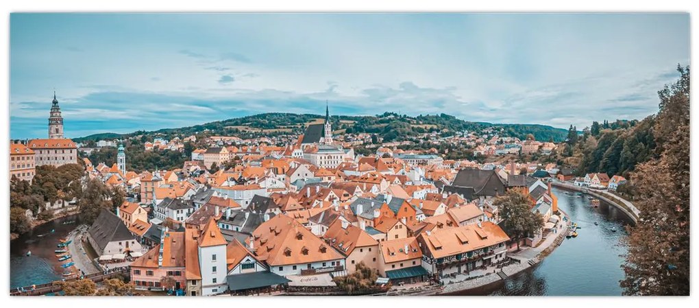Tablou - Krumlov din Cehia (120x50 cm)