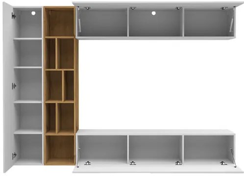 Mobilier living Lerenia (Alb + grafit) . 1104557