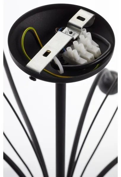 Jupiter 2056 - Candelabru GLORIOSA pe tijă 10xG9/14W/230V, negru