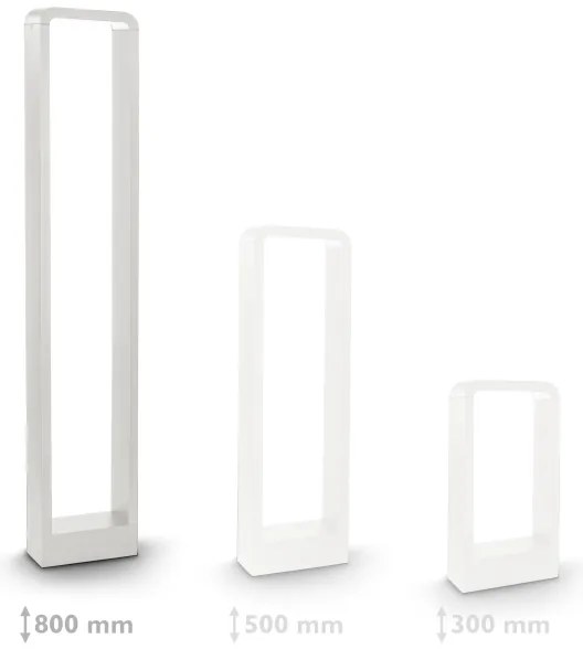 Lampă LED de exterior Brilagi BARI LED/7W/230V 3000/4000/6000K alb IP54 80 cm