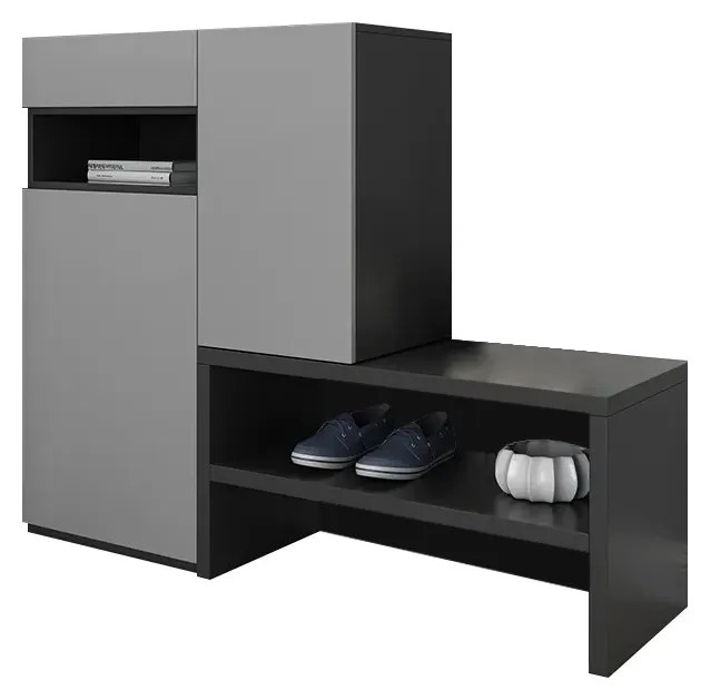 Dulap pentru încălțăminte - culoare: gri în stil găzduiește cupluri DEPRIMO 37339 by Deprimo