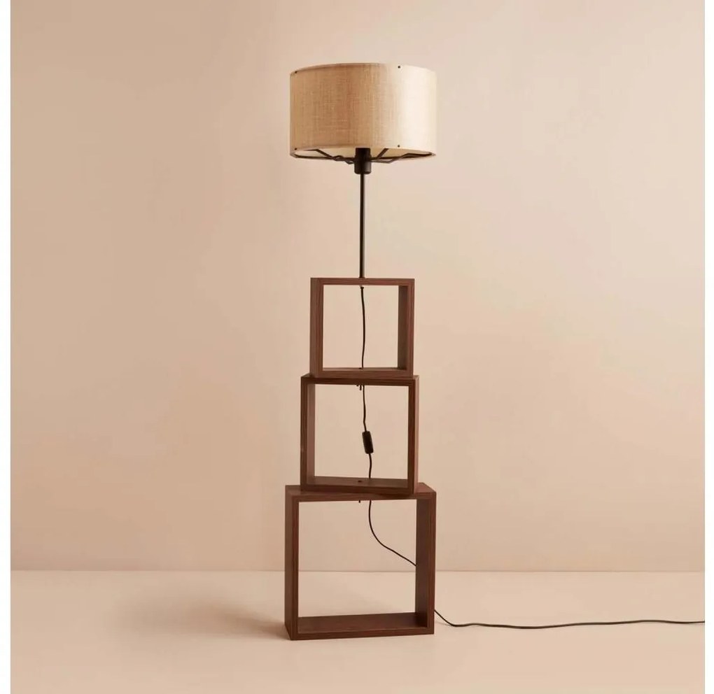 Lampă de podea AYD 1xE27/40W/230V maro