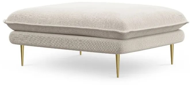 Taburet tapitat Vienna picioare gold – L100 x l80 x h43 cm