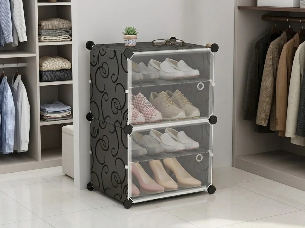 Pantofar modular SHOZIX 23x33 cm, gri