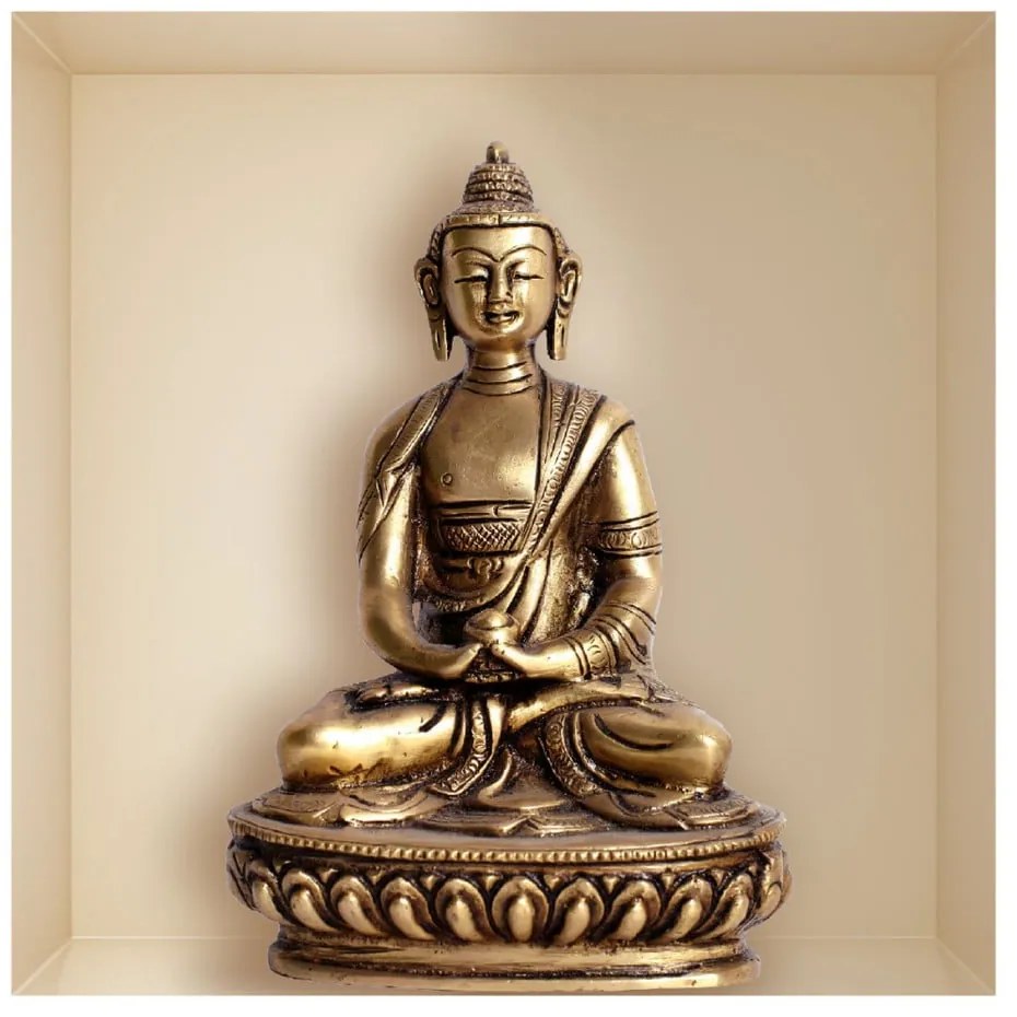Autocolant cu efect 3D Fanastick Buddha Statue