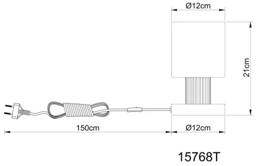 Lampă de masă Globo 15768T ALEIDIS 1xE27/25W/230V