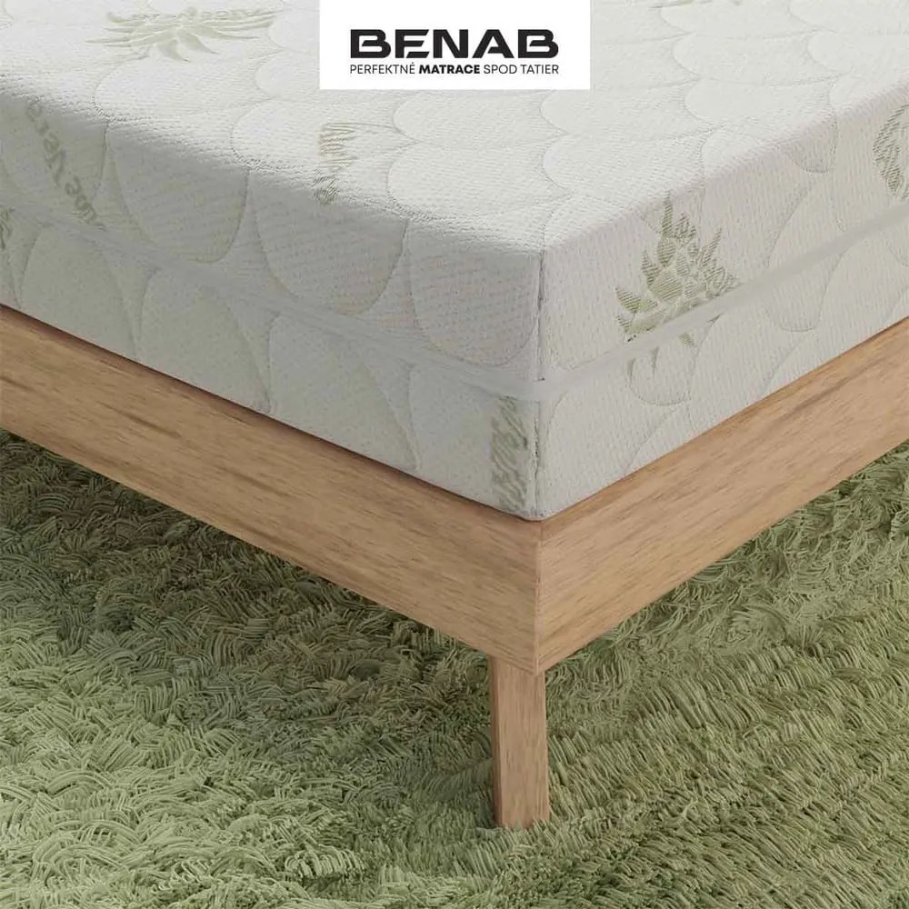 Saltea fermă/mediu-fermă din spumă reversibilă 90x200 cm BonHarmony HR BIO – BENAB