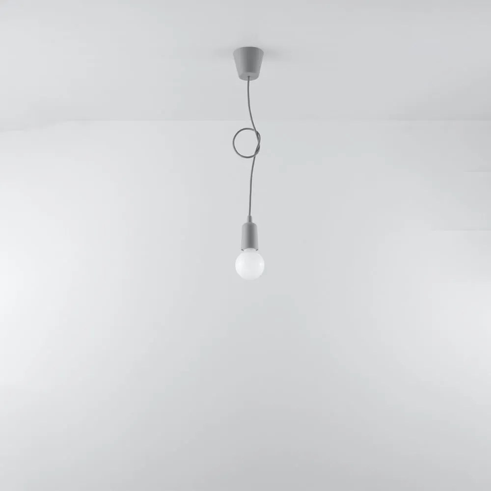 Corp de iluminat gri ø 5 cm Rene – Sollux