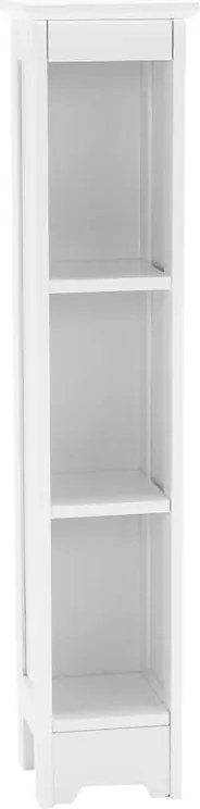 Biblioteca ATENE TYPUL 6, alb, 17x17x80 cm
