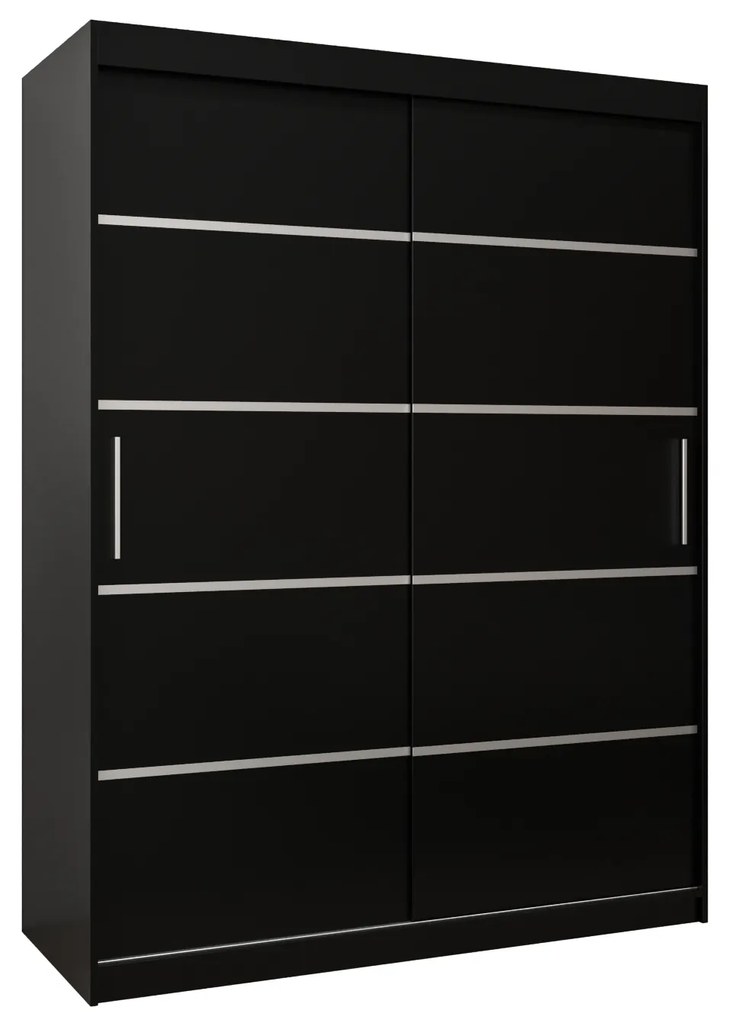 Dulap de haine 150 cm Verika 1 150 (negru). 1063708