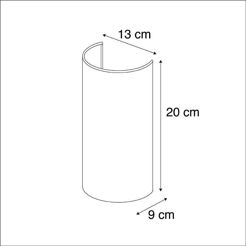 Lampă de perete inteligentă albă cu Wi-Fi A60 - Simple Drum Jute