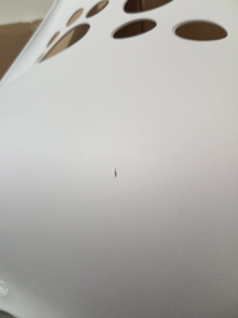 OFERTA Scaun de birou alb-gri PRINT calitatea II