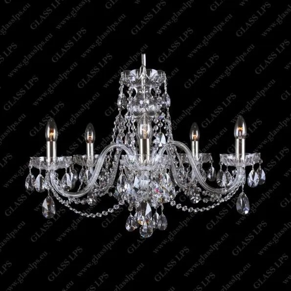 Candelabru cu 5 brate Cristal Bohemia