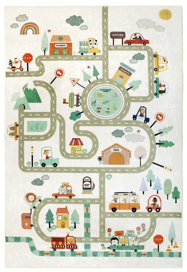 Covor pentru copii Bellatex În trafic, 100 x 150 cm,