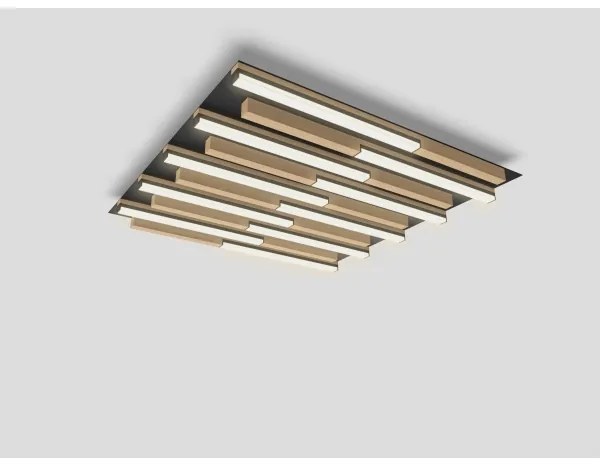 Wofi 9031-1006 - Plafonier LED dimabil PALERMO 40W 230V lem lemn