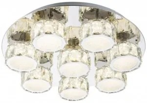 Plafoniera moderna cristal led SMD 64W AMUR 49350D5 Globo