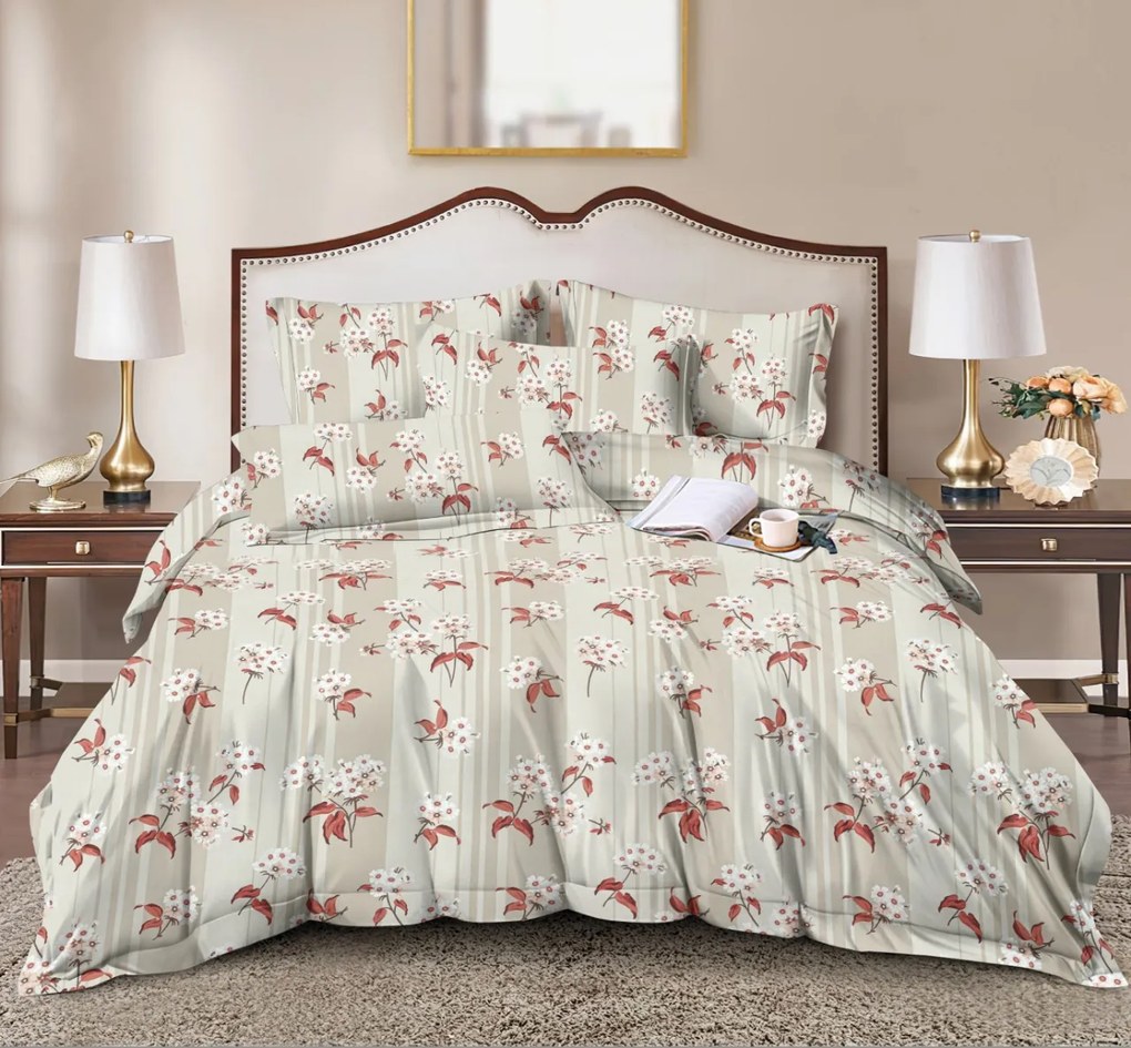 Lenjerie de pat din microfibra VIVONNA bej Dimensiune lenjerie de pat: 70 x 90 cm | 140 x 200 cm